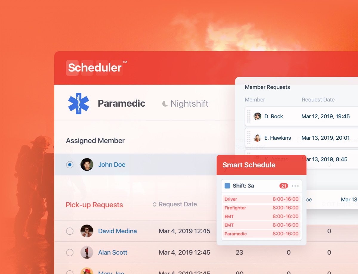 Online Scheduling and Workforce Management for Fire and EMS​